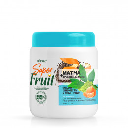 Бальзам Витекс SuperFruit 450мл матча+фруктовый микс свежесть и очищение для норм и склонных к жирности волос Бальзам Витекс SuperFruit 450мл матча+фруктовый микс свежесть и очищение для норм и склонных к жирности волос