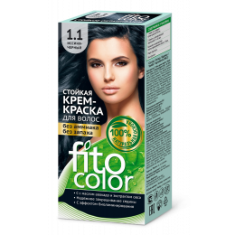 Крем-краска стойкая для волос Fitocolor цвета иссиня-черный