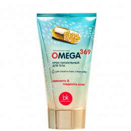 Крем питательный для тела Белкосмекс OMEGA 369 для сухой и очень сухой кожи 150 г Крем питательный для тела Белкосмекс OMEGA 369 для сухой и очень сухой кожи 150 г